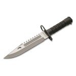 SZCO Supplies 12.75" M-9 Bayonet Military Style Tactical Saw Back Knife,Green/Black