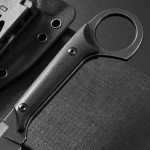 Ccanku C1140 Fixed Blade Knife,D2 Blade G10 Handle Knife EDC Knife,Utility Knife for Outdoor, Survival, Hiking, Camping(Black)