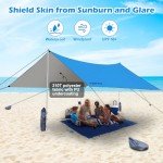 Camping Tarp with Poles, 12x12 Ft Waterproof Hammock Rainfly, Backpacking Canopy Tent Tarp, Ultralight Survival Rain Shelter for Camping, Picnic, Hiking, Outdoor Activities, UV Resistant