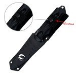 CuCut Survival Knife, Fixed Blade Knife with Sheath for Beginners, EDC 4-Inch Small Knife, High Grade Stainless Steel Gift Knife, Good for Carving, Camping, Fishing, Survival, Outdoor