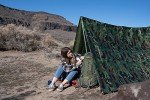 Stansport Medium-Duty Rip-Stop Tarp 8' x 10' - Green Camo (T-810-C)