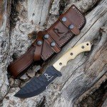 Regal Edge Knives 10-Inch Fixed Blade Hunting Knife with Sheath, Full Tang Survival Tactical Knife For Men, 1095c High Carbon Steel Bushcraft Knife With Bone Handle for Camping, Hunting, And Outdoor (Tracker Knife)