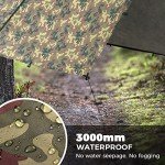Waterproof Camping Tarp, Lightweight Hammock Rain Fly, UV Protection and PU 3000mm Waterproof Backpacking Tarp, 10x10ft Large Tent Footprint or Shelter Kit for Hiking and Outdoor Adventure
