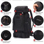 KXBUNQD 100L Hiking Camping Backpack Tactical Backpack for Men Large Survival Hunting Waterproof Backpack Molle Rucksack Military Camping Backpacking Daypack