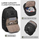 Wotony 30L Military tactical backpack, backpack for men black tactical backpack small tactical backpack assault bag (Black, 20 inch)