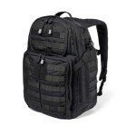 5.11 Tactical Backpack, RUSH 24 2.0 Military Survival Molle Back Pack with Laptop Compartment, 37L, Black, Style 56563ABR