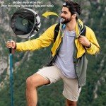 TBNBO 45L Large Military Tactical Backpack for Men, 3 Days Bug Out Bag Assault Pack with Adjustable Bottle Holder and Molle System, Outdoor Black Daypack Rucksack for Hunting Hiking Fishing