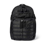 5.11 Tactical Backpack, RUSH 24 2.0 Military Survival Molle Back Pack with Laptop Compartment, 37L, Black, Style 56563ABR