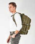 Falko Tactical Backpack 50L, 2.4x Stronger, Military Backpack, Heavy Duty Rucksack, Molle Large Backpack, Work, Outdoors
