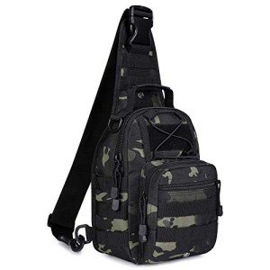 G4Free Outdoor Tactical Bag Backpack, Military Sport Bag Pack Sling Shoulder Backpack Tactical Pack for Every Day Carry