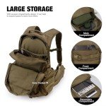 Mardingtop Tactical Backpack for Men,Military Molle Backpack for Hiking,Motorcycle Backpack，28L EDC Backpack