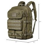 Falko Tactical Backpack 50L, 2.4x Stronger, Military Backpack, Heavy Duty Rucksack, Molle Large Backpack, Work, Outdoors