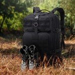 EMDMAK Military Tactical Backpack, 42L Large Military Pack Army 3 Day Assault Pack Molle Bag Rucksack for Outdoor Hiking Camping Hunting