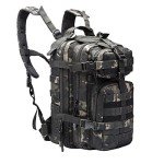 ZSearARMY Small Military Survival Backpack Tactical Hydration backpack for Hiking Riding (Night Camo)