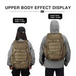 Mardingtop Tactical Backpack for Men,Military Molle Backpack for Hiking,Motorcycle Backpack，28L EDC Backpack