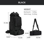 HongXingHai 100L Camping Hiking Backpack,Molle military Tactical rucksack backpack,Waterproof Lightweight Hiking Backpack