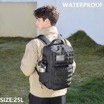 Military Tactical Backpack for Men Waterproof Daypack 3 Day Assault Pack Molle Bag with Water Bottle Holder