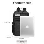 Military Tactical Backpack for Men Waterproof Daypack 3 Day Assault Pack Molle Bag with Water Bottle Holder