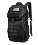 Wotony Tactical Assault Pack Backpack Molle Military Backpack Outdoor Hiking Camping Rucksack Waterproof backpack for men (Black, 25L)