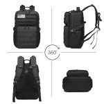 Military Tactical Backpack for Men Waterproof Daypack 3 Day Assault Pack Molle Bag with Water Bottle Holder