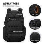 Mardingtop 35L Molle Tactical Military Backpack for Men，Cordura Backpack for Hiking,Camping,Survival
