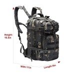 ZSearARMY Small Military Survival Backpack Tactical Hydration backpack for Hiking Riding (Night Camo)