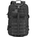 DIGBUG Military Tactical Backpack Large Army 3 Day Assault Pack Molle Bug Bag Backpacks Rucksacks for Outdoor Sport Hiking Camping Hunting 40L Black