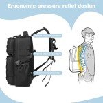 Military Tactical Backpack for Men Waterproof Daypack 3 Day Assault Pack Molle Bag with Water Bottle Holder