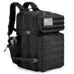 Perfekt Love Military Tactical Backpack for Men and Women 45L Large Army Rucksack Molle Rucking Survival Backpack