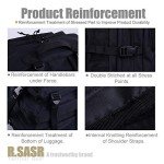 R.SASR Black Tactical Backpack, Military Backpack, Molle Backpack.(Black-01)