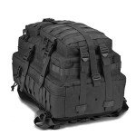 DIGBUG Military Tactical Backpack Large Army 3 Day Assault Pack Molle Bug Bag Backpacks Rucksacks for Outdoor Sport Hiking Camping Hunting 40L Black