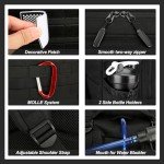 Perfekt Love Military Tactical Backpack for Men and Women 45L Large Army Rucksack Molle Rucking Survival Backpack