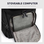 Wotony Tactical Assault Pack Backpack Molle Military Backpack Outdoor Hiking Camping Rucksack Waterproof backpack for men (Black, 25L)