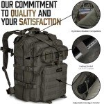 24BattlePack Tactical Backpack | 1 to 3 Day Assault Pack | Combat Veteran Owned Company |40L Bug Out Bag (Ranger Green)