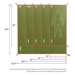 Frelaxy Tent Footprint, Waterproof Camping Tarp, Durable Tent Floor to Elevate Your Camping, Hiking, Backpacking, Hammock, Beach Experience