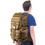 Cididu 50L Tactical Backpack, Military Backpack Large Survival Backpack, Waterproof 3 Day Assault Pack Heavy Duty Outdoor Bug Out Bag Backpack for Sports, Travel, Hiking, Adventure, Camping, Trekking