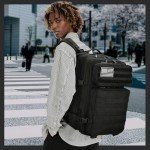 Perfekt Love Military Tactical Backpack for Men and Women 45L Large Army Rucksack Molle Rucking Survival Backpack