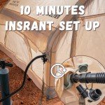 Inflatable Camping Tent for 2-4 People