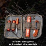 Procamptek Fast Fire Stick - Survival Fire Starting Tinder, New Fat Rope Stick Version, Best Firestarter for Emergency, Survival, Campfire, Bushcraft, and Hiking - Waterproof & Non-Toxic (1 Stick)