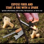 Fireflame Fire Plugs Fire Starter - Quick Instant 100% Waterproof Firestarter for Emergencies, Survival, Campfires, Fire Pits, Charcoal Grill - All Natural, Odorless & Non-Toxic - 50 Plugs in Bag