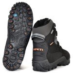 Manfen Women's Hiking Lightweight Waterproof Hunting Ankle Support Boots, Black, 7