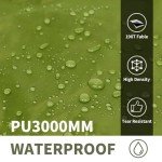 Frelaxy Tent Footprint, Waterproof Camping Tarp, Durable Tent Floor to Elevate Your Camping, Hiking, Backpacking, Hammock, Beach Experience