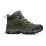 NORTIV 8 Men's Waterproof Hiking Boots Outdoor Mid Trekking Lightweight Mountaineering Shoes,Size 10,Army Green,JS19004M