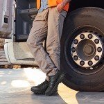 NORTIV 8 Men's Ankle High Waterproof Hiking Boots Outdoor Lightweight Shoes Trekking Trails Armadillo,Size 12,ALL BLACK,160448_M