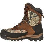 Rocky mens FQ0004755 Mid Calf Boot, Brown and Mossy Oak Break Up Infinity, 10.5 US