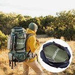 Joramoy Hammock Rain Fly 10×10FT - Waterproof Camping Tarp Portable Tent Tarp Premium Backpacking Tarp Sheleter with UV Protection Layer for Camping Hiking Outdoor(OdGrreen)