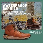 Danner Mountain 600 Waterproof Hiking Boots for Men - Lightweight, Durable Upper, Breathable Lining, Triple-Density Footbed & Vibram Traction Outsole, Rich Brown - 10.5 D