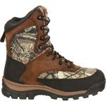 Rocky mens FQ0004755 Mid Calf Boot, Brown and Mossy Oak Break Up Infinity, 10.5 US