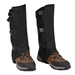 Hikeen Snake Leg Gaiters, Adjustable Snow Boot Gaiters for Hiking, Waterproof Snake Guards, Snake Bite Protection for Lower Legs, Snake Proof Gaiters Fit for Men & Women