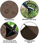 KALINCO 10X13FT Tent Tarp, Picnic Mat Camping Tarp Tent Hammock Tarp, pu Waterproof Camping tarp Tent Rain Fly Picnic Mat Survival Shelter Sunshade